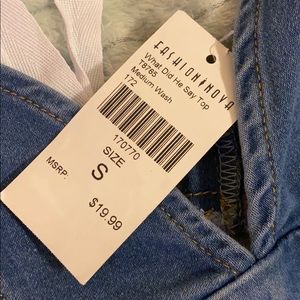 Fashion nova top new size small